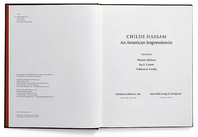 Childe Hassam: An American Impressionist — Adelson Galleries